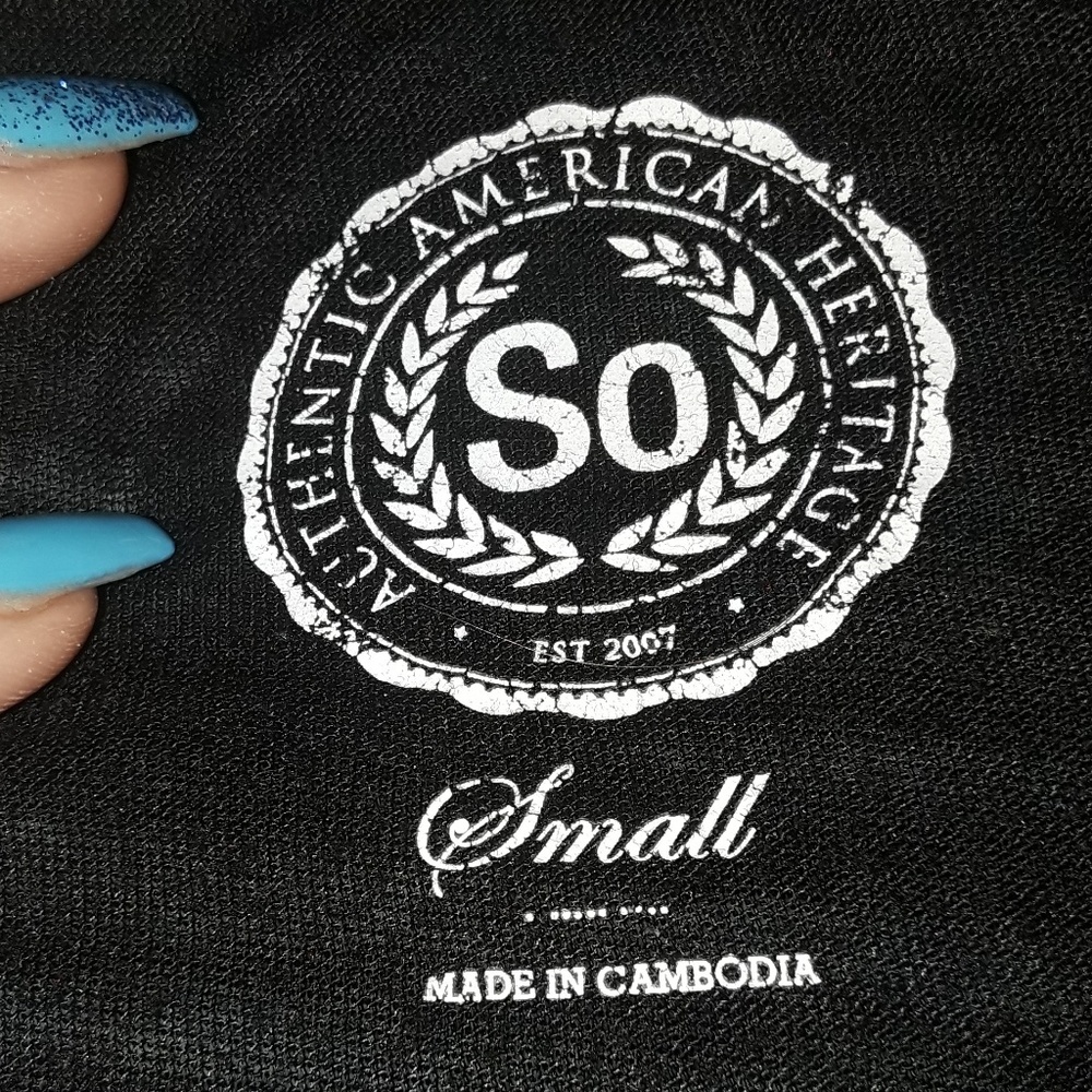 Black striped crop top